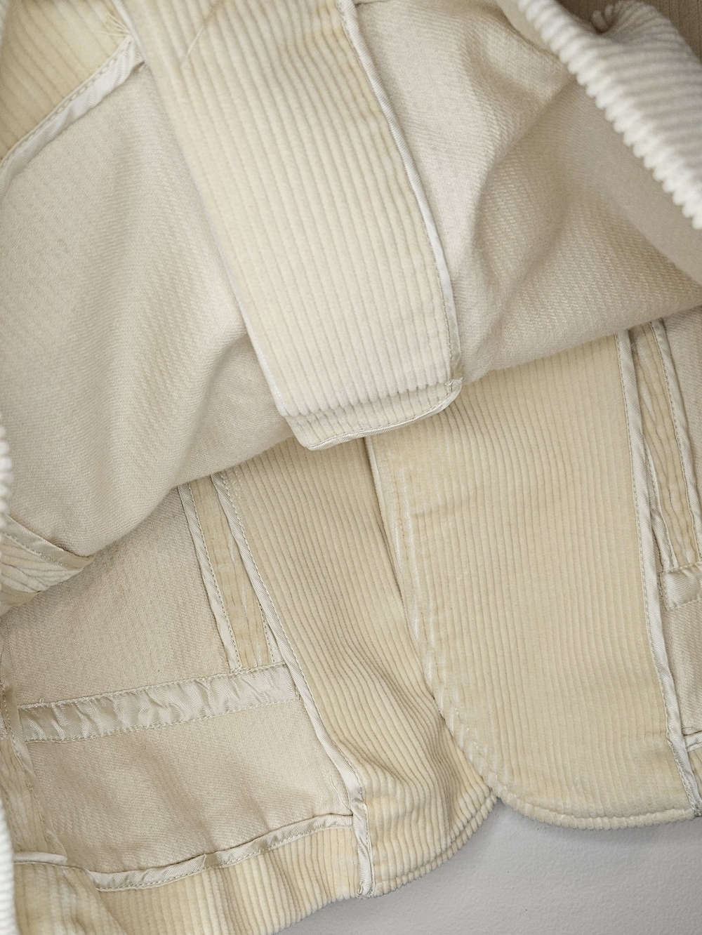 Ralph Lauren Corduroy Blazer – Size 12 – Crème / Beige – Blue Tags - Picture 11 of 14